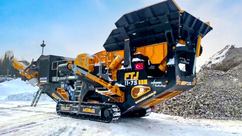Gruppo di frantumazione e setacciatura a ganascia - FTJ-1175 - Fabo Crushing Screening & Concrete Plants - mobile / cingolato