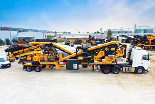 Gruppo di frantumazione e setacciatura a percussione - MTK-100 - Fabo Crushing Screening & Concrete Plants - mobile / per la produzione di sabbia / per il settore terziario