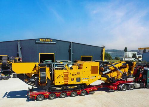 Gruppo di frantumazione e setacciatura a percussione - FTI-110s - Fabo Crushing Screening & Concrete Plants - mobile / compatto / cingolato