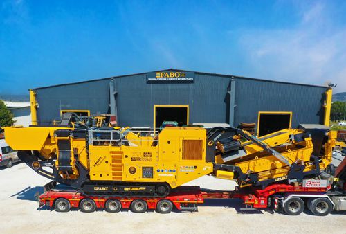 Gruppo di frantumazione e setacciatura a percussione - FTI-110s - Fabo Crushing Screening & Concrete Plants - mobile / compatto / primario