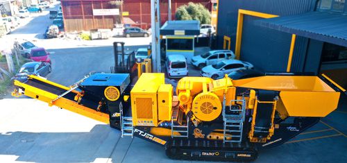Frantoio a ganascia - FTJ 11-60 - Fabo Crushing Screening & Concrete Plants - mobile / compatto / primario