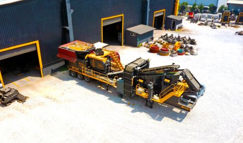 Gruppo di frantumazione e setacciatura a ganascia - MJC 90  - Fabo Crushing Screening & Concrete Plants - mobile / per pietre