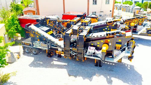 Gruppo di frantumazione e setacciatura a ganascia - FULLSTAR 110 - Fabo Crushing Screening & Concrete Plants - mobile / ad alta capacità / per pietre