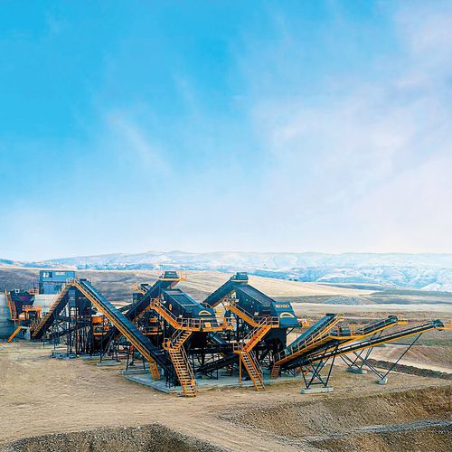Gruppo di frantumazione e setacciatura a ganascia - Fabo Crushing Screening & Concrete Plants - fisso / ad alta capacità / per pietre