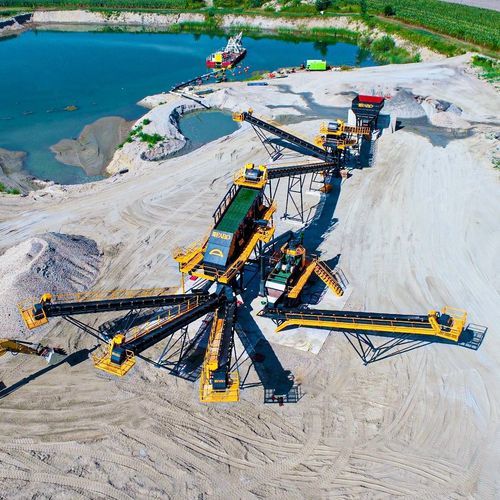 Gruppo di frantumazione e setacciatura fisso - Fabo Crushing Screening & Concrete Plants - ad alta capacità / per pietre
