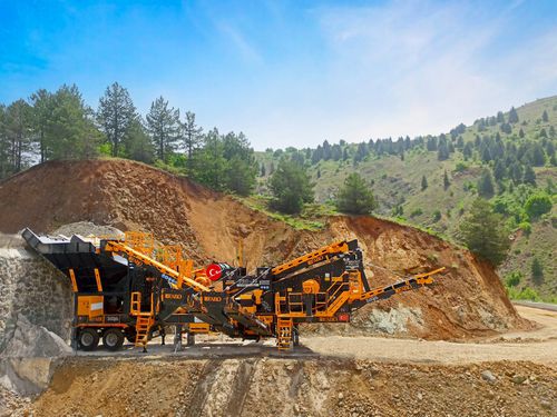 Gruppo di frantumazione e setacciatura a percussione - PRO 90 - Fabo Crushing Screening & Concrete Plants - mobile
