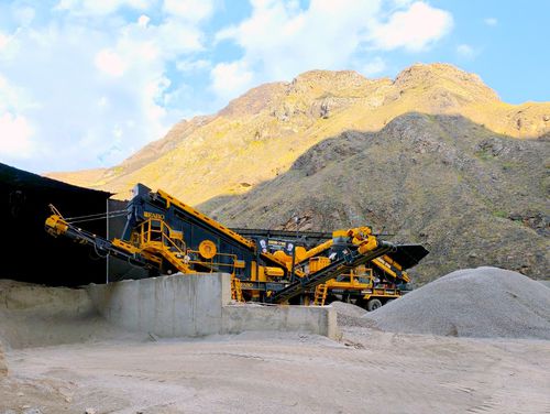 Gruppo di frantumazione e setacciatura a percussione ad asse verticale - MVSI 700 - Fabo Crushing Screening & Concrete Plants - mobile / per la produzione di sabbia / ad alta capacità