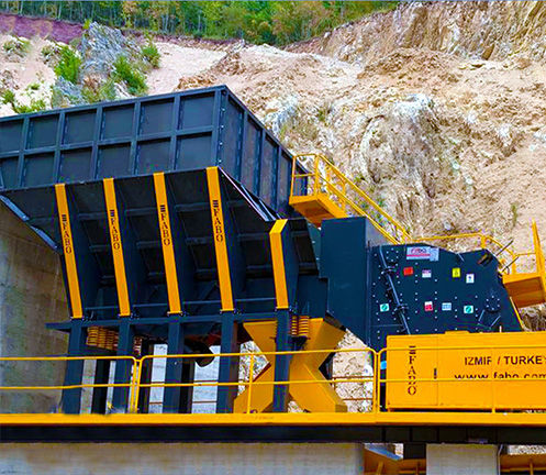 Frantoio a percussione - PDK-100 - Fabo Crushing Screening & Concrete Plants - fisso / primario / ad alta capacità