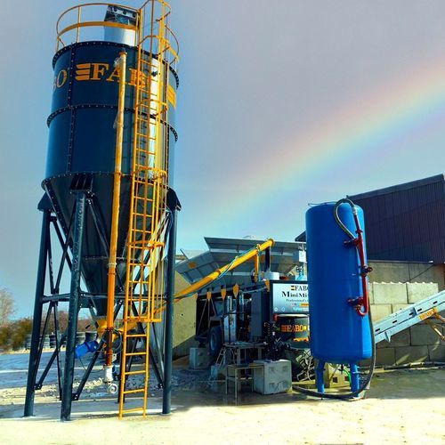Centrale di betonaggio mobile - MINIMIX-30 - Fabo Crushing Screening & Concrete Plants