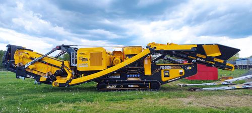 Gruppo di frantumazione e setacciatura a cono - FTC-200S - Fabo Crushing Screening & Concrete Plants - mobile / cingolato