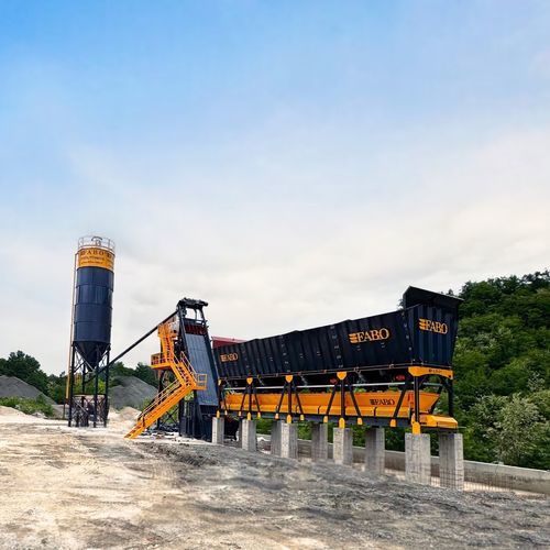 Centrale di betonaggio stazionario - COMPACT-60 - Fabo Crushing Screening & Concrete Plants - automatico / compatto