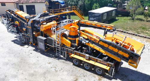 Frantoio a ganascia - MCK-95 - Fabo Crushing Screening & Concrete Plants - mobile / primario / secondario