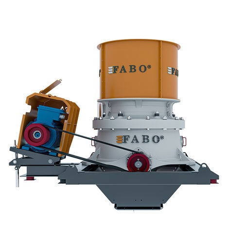 Frantoio a cono - CC-200 - Fabo Crushing Screening & Concrete Plants - fisso / secondario / per materie minerali