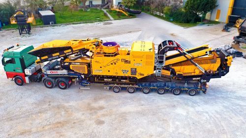 Gruppo di frantumazione e setacciatura a cono - FTC-200S - Fabo Crushing Screening & Concrete Plants - mobile / cingolato / per pietre