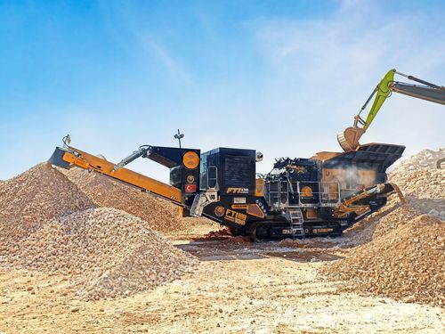 Gruppo di frantumazione e setacciatura a percussione - FTI-130 - Fabo Crushing Screening & Concrete Plants - mobile / cingolato