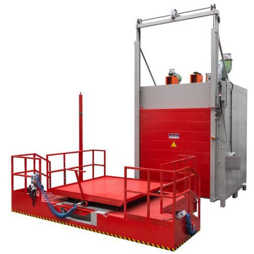 Forno a carrello - E.V.E.-1 - IDROCALOR SRL Italy - per essiccazione / di cottura / di polimerizzazione