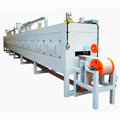 Forno a tunnel - T.E.V.E.-1 - IDROCALOR SRL Italy - a nastro trasportatore / per essiccazione / di vulcanizzazione