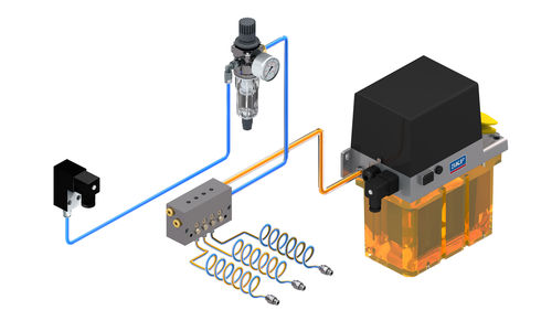 Sistema di lubrificazione aria-olio - SKF Lubrication Systems Germany GmbH - per mandrino / per cuscinetti / elettrico
