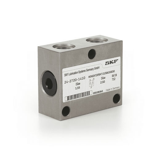 Ripartitore di flusso a pistone - SMT 1 - SKF Lubrication Systems Germany GmbH - a 2 vie / idraulico / per olio