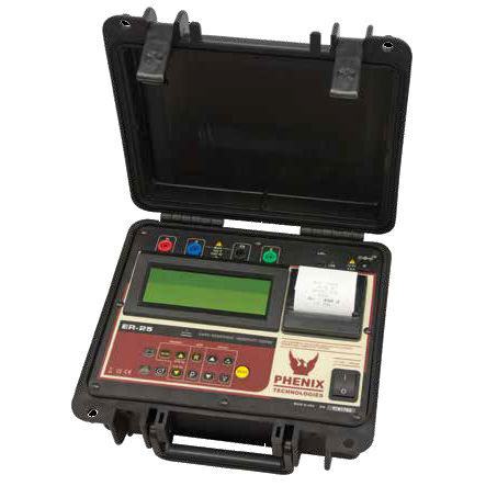 Tester di resistività del terreno - ER25  - PHENIX TECHNOLOGIES INC - di resistenza di terra / portatile / digitale