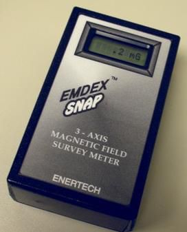 Apparecchio di misura di campo magnetico - EMDEX SNAP - EMDEX llc - a scansione di frequenza / digitale / portatile