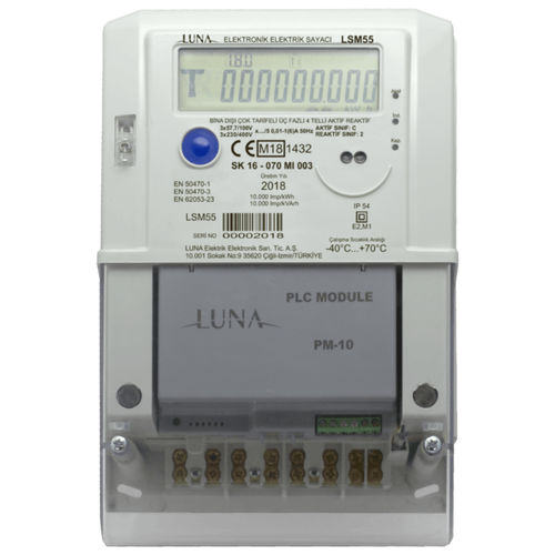 Contatore di energia elettrica trifase - LSM55 - Luna Elektrik - a muro / RS-485 / 50 Hz