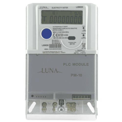 Contatore di energia elettrica monofase - LSM20 - Luna Elektrik - a muro / RS-485 / 50 Hz