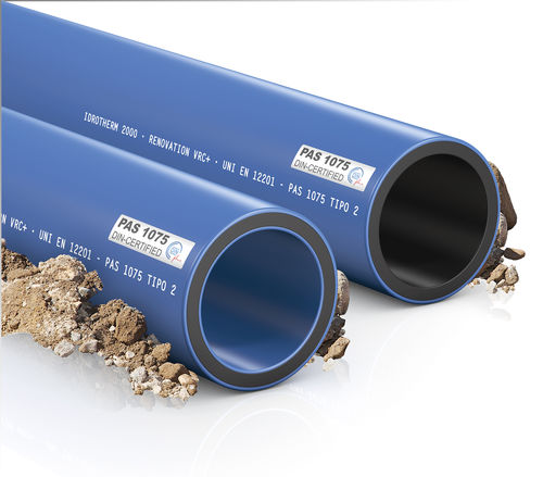 Tubo rigido per acqua potabile - RENOVATION VRC + - Idrotherm 2000 - in polietilene PE / di trasporto / per applicazioni sanitarie