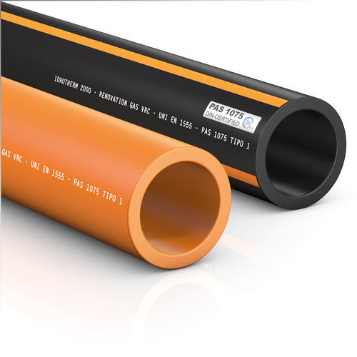 Tubo rigido per benzina - RENOVATION VRC E ORANGE - Idrotherm 2000 - in polietilene PE / DIN / resistente alla corrosione