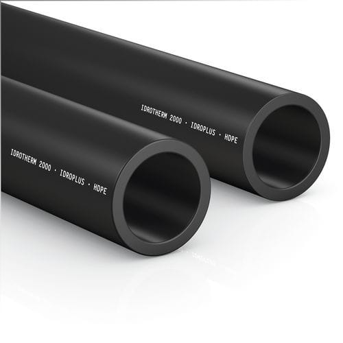 Tubo rigido per acqua - IDROPLUS HDPE - Idrotherm 2000 - in polietilene PE / resistente alla corrosione