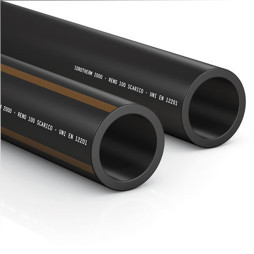 Tubo rigido per acqua - RENO 100 WASTE - Idrotherm 2000 - per acque reflue / in polietilene PE / ad alta pressione