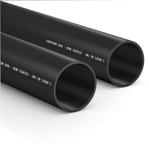 Tubo rigido idraulico - RENO WASTE - Idrotherm 2000 - in polietilene PE / per edificio / resistente alla corrosione