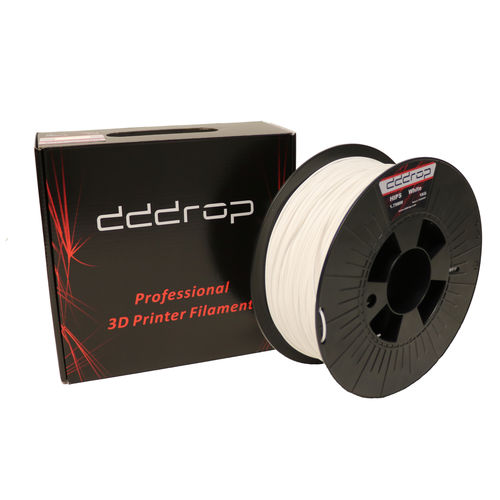 Filamento HIPS per stampante 3D - dddrop - 1,75 mm / bianco / solubile