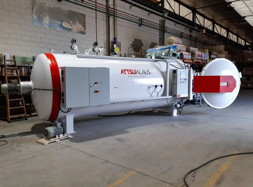 Autoclave di processo - ATTSU KLAUS (grupo ATTSU termica) - automatico / in vetro / orizzontale