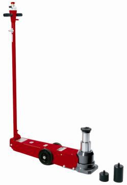 Cric martinetto con ruote (sollevatore con ruote) - P 302 NV - Pasquin - idropneumatico / 50 tonnellate / 25 tonnellate