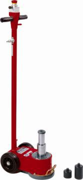 Cric martinetto con ruote (sollevatore con ruote) - P 152 C - Pasquin - idropneumatico / 15 tonnellate / 30 tonnellate