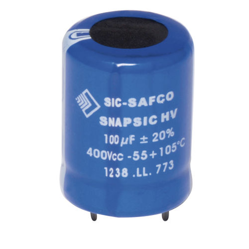 Condensatore di alta tensione - SNAPSIC HV - EXXELIA - elettrolitico / cilindrico / di filtraggio