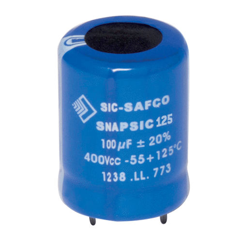 Condensatore elettrolitico - SNAPSIC 125 - EXXELIA - cilindrico / di filtraggio / DC