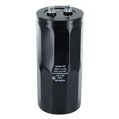 Condensatore elettrolitico - FELSIC 105 - EXXELIA - cilindrico / da avvitare / ad alta potenza