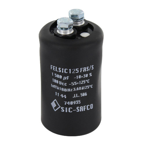 Condensatore elettrolitico - FELSIC 125 FRS - EXXELIA - da avvitare