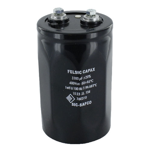 Condensatore elettrolitico - FELSIC CAPAX - EXXELIA - da avvitare