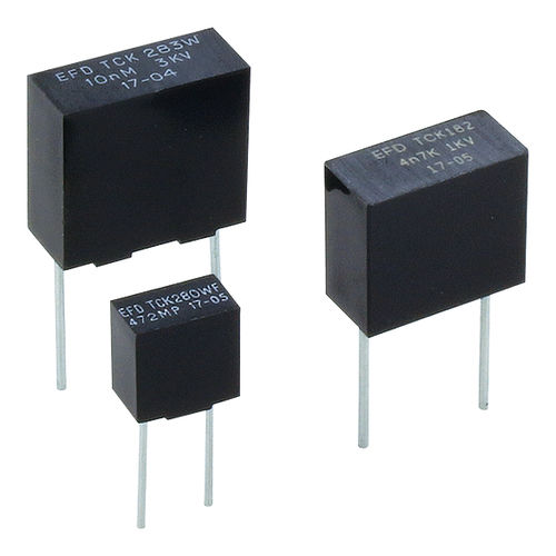 Condensatore in ceramica - TCK series X7R - EXXELIA - radiale / di alta tensione