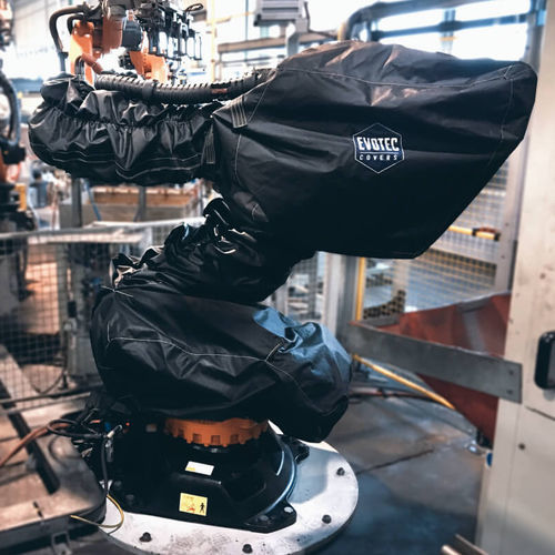 Copertura di protezione per robot di movimentazione - EVO_dust - EVOTEC - per robot di taglio / per la sicurezza delle macchine / su misura