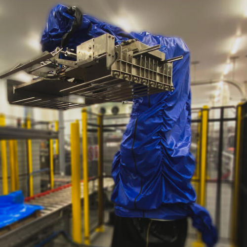 Copertura di protezione per robot di movimentazione - EVO_pure - EVOTEC - a tenuta stagna / su misura / resistente alla polvere