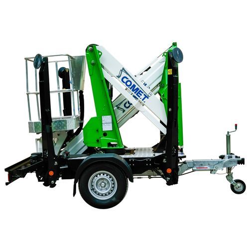 Piattaforma telescopica trainabile - XTRAILER 14 - CO.ME.T. Officine - mobile / su ruota / ibrida