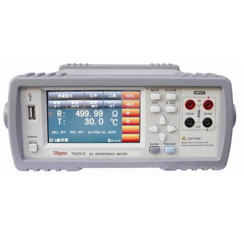 Ohmmetro digitale - TH2515 - Changzhou Tonghui Electronic Co., Ltd. - portatile / da banco / ad alta tensione