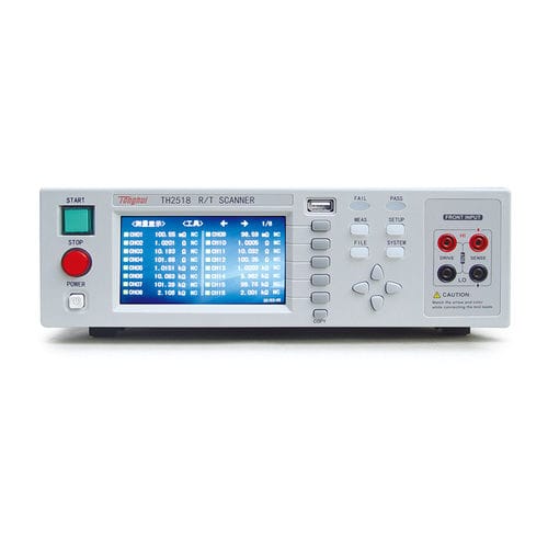 Ohmmetro digitale - TH2518  - Changzhou Tonghui Electronic Co., Ltd. - da banco / con compensazione di temperatura integrata