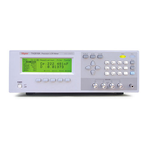 Misuratore LCR benchtop - TH2816A - Changzhou Tonghui Electronic Co., Ltd.