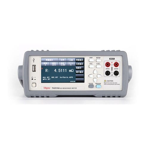 Ohmmetro digitale - TH2516A - Changzhou Tonghui Electronic Co., Ltd. - da banco / con bassa resistenza / 4 cavi