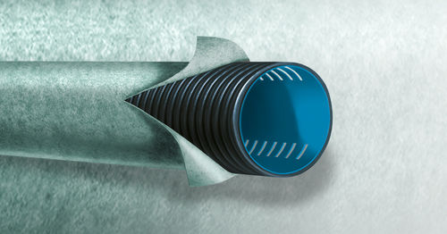 Tubo rigido in polietilene PE - TwinDREN GEO SN series - Stabilplastic SPA - di trasporto / per edificio / liscio